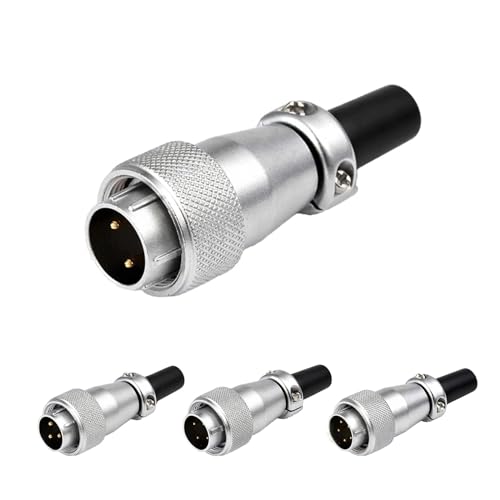 COYENRAT Upgrades Aviation Connector Waterproof Plug Male Square WS16 Male Set Alloy Simple Installation Suitable for