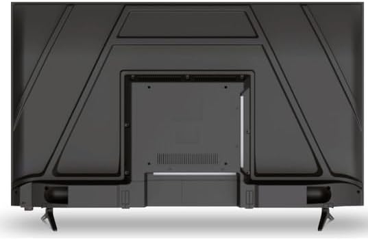 Rear view of the Schneider 43A1 TV, showing the various input and output ports.