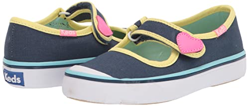 Keds Harper Mary Jane Flat, Navy/Multi, 12 Us Unisex Little Kid #TOP6