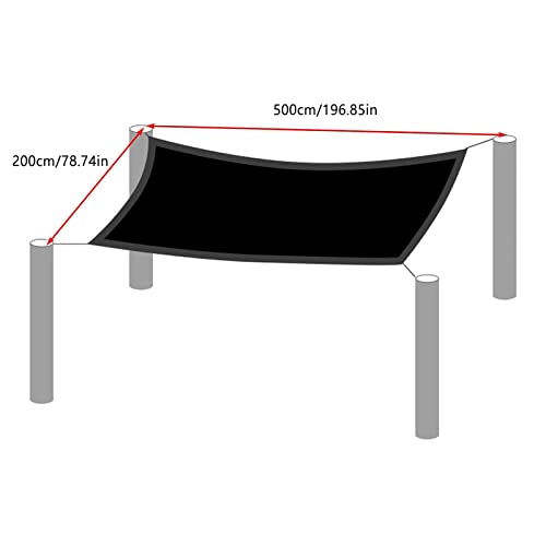Boping Store Sun Shade Sails Canopy Black Rectangle Uvs Block Canopy For Patio Backyard Garden Outdoor Activities Kits For Families Of 4 #TOP5