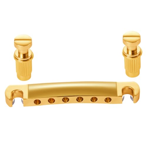 Cordier de chevalet Tune-O-Matic KAISH doré pour éviter la chute du bloc guitare