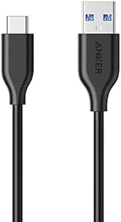 Anker USB C Cable, PowerLine USB 3.0 to USB C Charger Cable (3ft) with 56k Ohm Pull-up Resistor for Samsung Galaxy Note 8, S8, S8+, S9, Oculus Quest, Sony XZ, LG V20 G5 G6, HTC 10 (Black)