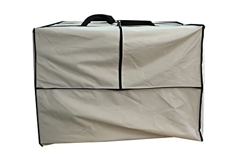 acoveritt Outdoor Square Cushion/Cover Storage Bag, Protective Zippered Storage Bags with Handles, 32''L x 32''W x 24''H Beige by acoveritt - Image 2