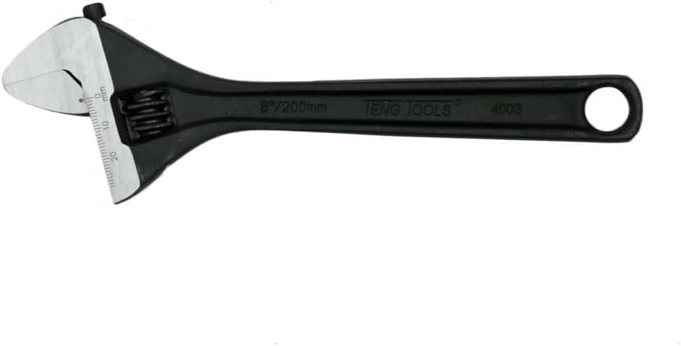 Teng Tools 12 Inch Industrial Adjustable Wrench With Graduated Scale - 4005