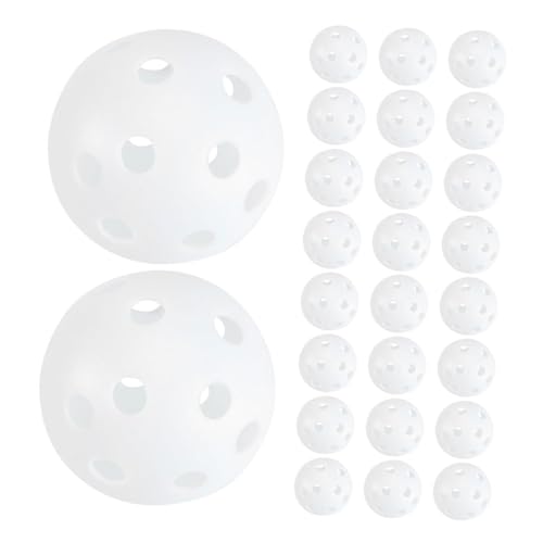 Anneome 48個入りプラスチックゴルフボール 空洞設計 軽量練習用ボール 屋内外兼用 芝生 遊び場に 家用 保護ソフトボール