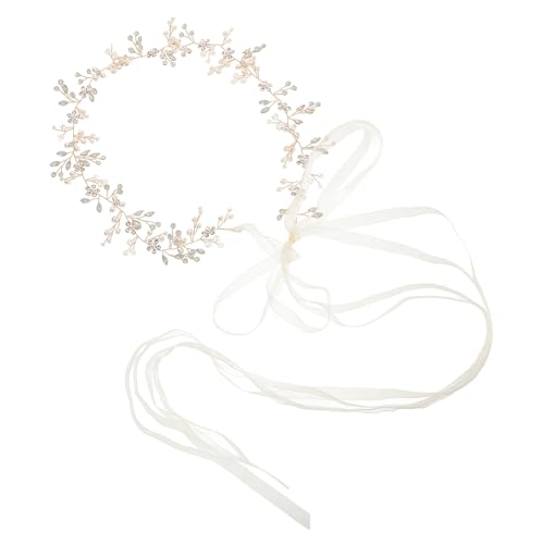Ceinture de mariage à perles pour des souvenirs inoubliables en robe blanche