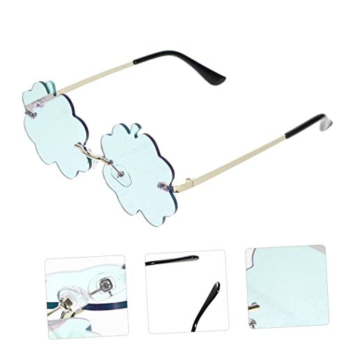 Lunettes de soleil sans monture légères pour accessoire de fête original - 3