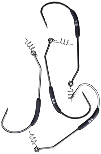 VMC Drop Dead Weighted Hook 1/8 Black Nickel 5/0, one Size