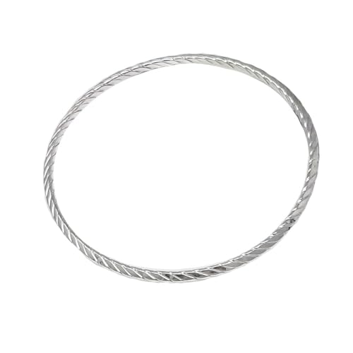 Bracelet jonc argent 925 cadeau idéal femme anniversaire diamètre 65mm