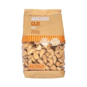 "Anacardo frito salado Hacendado Paquete 200 g Pack 2"