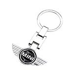  Rodeten 3D Auto Logo Mini Schlüsselanhänger geprägte doppelseitige Legierung Metall Auto Schlüsselbund Anhänger Mann Schlüsselanhänger für Autozubehör