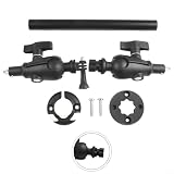 HomeVortex Base di montaggio per fotocamera, staffa regolabile in nylon alluminio acciaio inox, per canoa barca rafting, compatibile con telecamere Hero Action