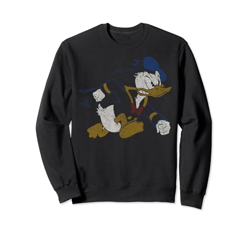 Sweat DuckTales Donald Disney pour homme en coton bleu marine