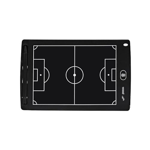 LCD Football Tactical Board, Soccer Coaching Board, Football Clipboard for Coaches, with Stylus, Lightweight and Portable, for Strategy Planning and Training