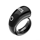 Upluxmira Anillo para Zikr con función de conteo y alertas diseñado para ayudar en la observancia religiosa (negro)