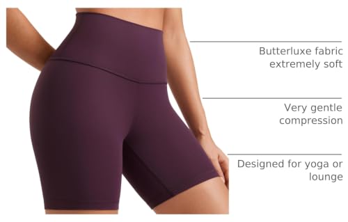 Image of CRZ YOGA Butterluxe Biker Shorts 6 inch | Extremely Soft, Gentle Compression, Yoga, High Waisted, for Women