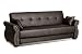 Serta SA-AVO-JB-Set Dream Convertible Seville Sofa with Storage, Java