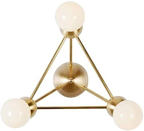 Soporte de iluminación de metal con diseño creativo de acero para decoración mural