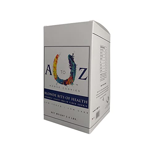 Horse Treats: A to Z Horse Cookies Blonde Bits of Health, Low Carb, Low Sugar, A Softer Cookie, Wheat, Corn, Soy and…