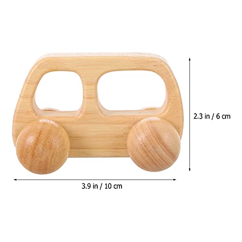 TOYANDONA 1Pcs Bebê Mordedor Chocalhos Agarrando Brinquedos De Madeira Montessori Brinquedos De Made