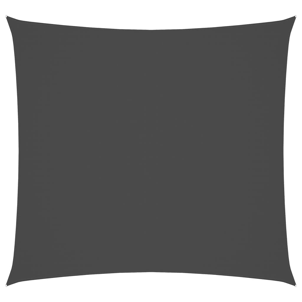 Voile d’ombrage rectangulaire en tissu Oxford anthracite haut de gamme