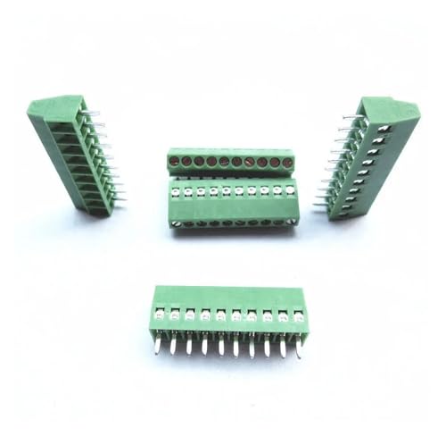 Bloque de terminales a tornillo de 10 pines para placas PCB con paso de 2,54 mm 2