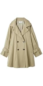 Amazon | [スナイデル] ミドルフレアトレンチコート SWFC251112