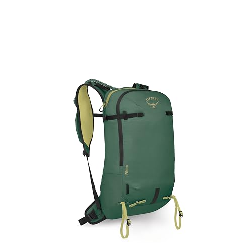 Osprey Firn 18L Ski and Snowboard Backpack - Lightweight Touring Backpack, Tundra Green, Medium/Large
