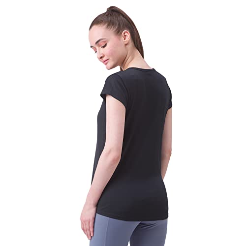 Image of berge' Ladies Polyester Dry Fit Western Shirts & Tshirts for Women, Quick Drying & Breathable Fabric, Gym Wear Tees & Workout Tops