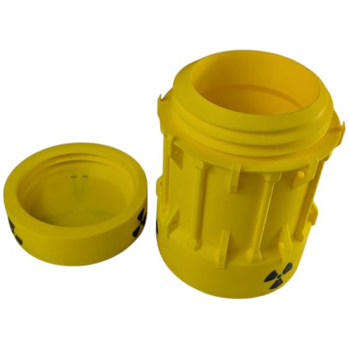 Image of Radioactive Waste Barrel Mini Storage Container - Unique Desk Decor and Organizer - 3D Printed in Canada