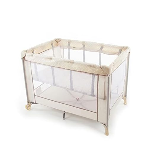 Berço Portátil Voyage - Bege Poá