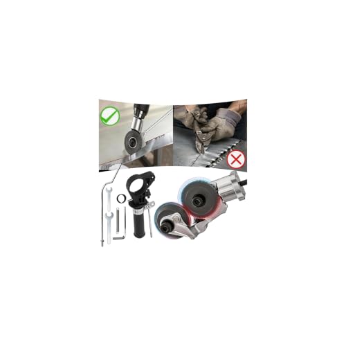 Electric Drill Plate Cutter (2026 NEW Upgraded) Metal Nibbler Drill Attachment,Sheet Metal Cutter Tool for Cutting Various Metals Materials Such As Aluminum,Steel,Copper,Iron (Silver)