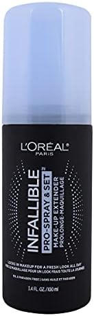 L'Oreal Paris Makeup Infallible Pro-Spray and Set Makeup Extender Setting Spray, 3.4 Ounce