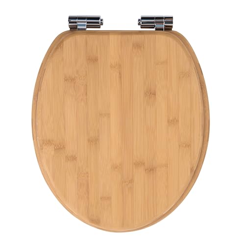 WC-Sitz aus Bambus mit Absenkautomatik, Schnellverschluss & Easy-Clean, Soft-Touch – PIKLiDS