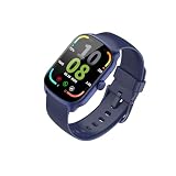 STECEi Smartwatch Uomo e Donna, Orologio Intelligente con Chiamate Bluetooth, Monitoraggio della Frequenza Cardiaca, del Sonno e Contapassi, Blu