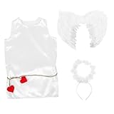 Tenue de cupidon pour bébé garçon : polyvalente pour divers événements, adaptée aux festivals, aux événements scolaires et aux spectacles pour enfants, aux fêtes de cosplay, avec bandeau, costume de cupidon cosplay, , costume de cupidon et