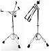 ERINGOGO Adjustable Alloy Snare Drum Stand Portable Snare Drum Practice Rack for Percussion Instruments