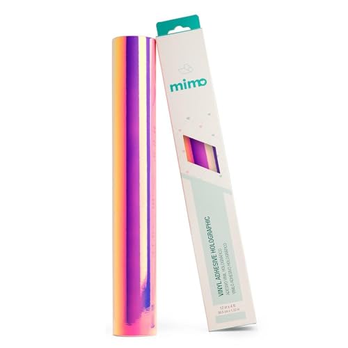 Mimo Adesivo Vinil Holográfico - Lilás Ametista - 30,5 cm x 1,22 m - 1 Unid - Efeito Holográfico e Q