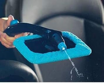 PAVITR SHOP Window Cleaners Brush Glass Wiper Car Window Wizard Cleaning Tools with Spray Bottle.