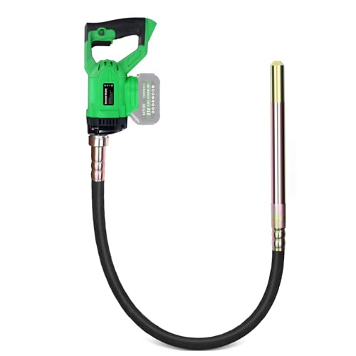 850W Cordless Electric Concrete Vibrator Compatible with Makita 18V Battery, 5Ft Concrete Vibrating Tool with 35mm Diameter Shaft Rod, 6000RPM Concrete Tools for Remove Air Bubble and Mix Concrete
