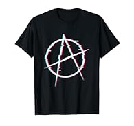 Anarchist Political Rebellion design. Anarchy Symbol Anarchist Anti Government Vaporwave Aesthetic Anarchy Symbol Gift for Anarchist & Atheist Lightweight, Classic fit, Double-needle sleeve and bottom hem
