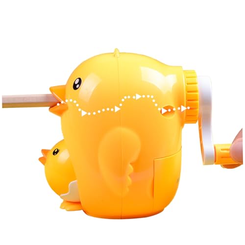 Apontador de lápis, apontador de lápis bonito para mamãe e bebê infantil, apontador manual com alça,
