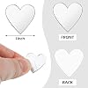 Jetec 100 Pcs Heart Shaped Mirror Tiles, Tiny Mirrors for Crafts, DIY Mosaic Small Circle Mini Mirror Tiles for Arts and Crafts Projects, Traveling, Framing, Room Home Decor(1 Inch) #1