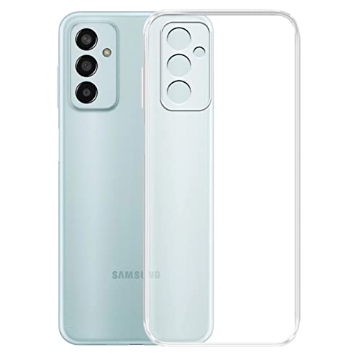 Image of COVERBLACK Rubber Silicone Back Cover for Samsung Galaxy F13 - Transparent