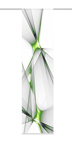 Home Fashion 87188 Franklin - Panel japonés con impresión Digital (con Barra de contrapeso y sujeciones, 245 x 60 cm)