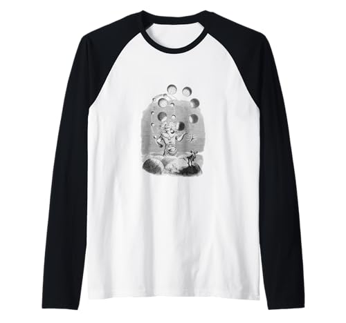 Magical Jonggler of Worlds Art Carnaval Circus Camiseta Manga Raglan