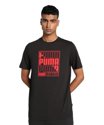 Image of Puma Men's Graphic Print Regular Fit T-Shirt