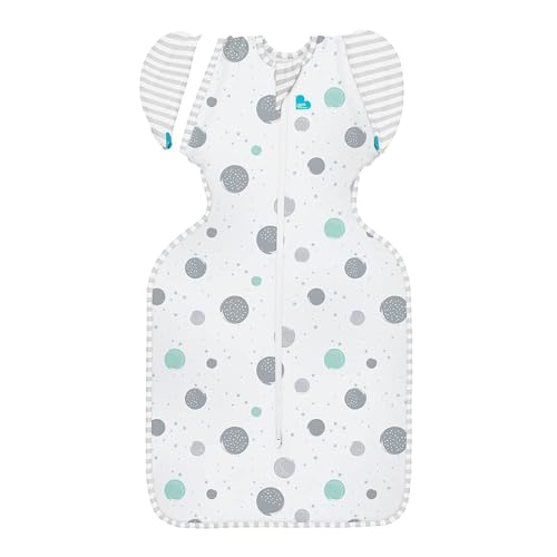 Love to Dream Swaddle Up Transition Swaddle, Patented Zip-Off Wings, Gently Help Baby Transition from Being Swaddled to Arms Free When Showing Signs of Rolling, Lite 0.2 TOG, 13-19 lbs, White
