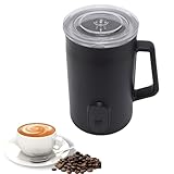 TARSHYRY Elektrischer 4-in-1-Milchaufschäumer und Dampfgarer, Automatischer Heiß-Kaltschaum-Hersteller und Milchwärmer für Latte, Cappuccino, Macchiato, Leise (EU-Stecker (220–240 V). 220 V)