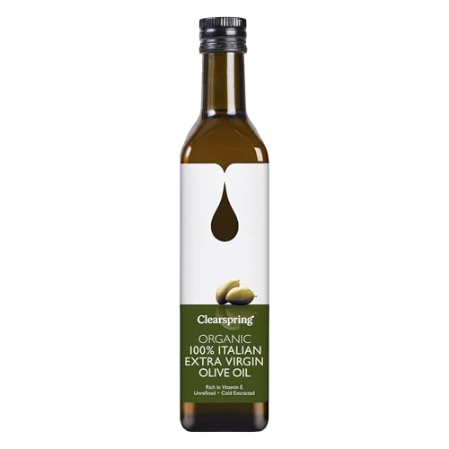 Aceite de oliva virgen extra Clearspring de 500g para cocina saludable